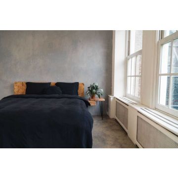 Kayori Izakaya - Dekbedovertrek - Washed Tencel - Zwart