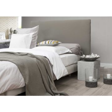Katoenen deken met wafel structuur (HnL) Taupe Grey