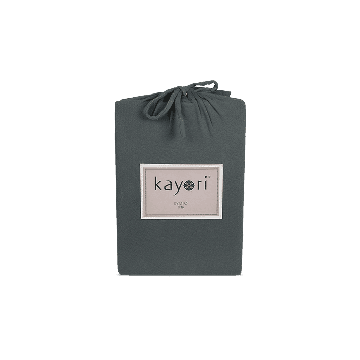 Kayori Kyoto - Splittopper Hoeslaken - Premium Jersey - Antracite.