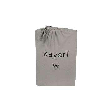 Kayori Shizu Splittopper hoeslaken stretch - Jersey - Taupe