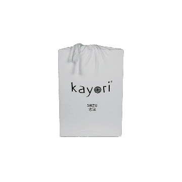 Kayori Shizu Topper hoeslaken stretch - Jersey - Zilvergrijs