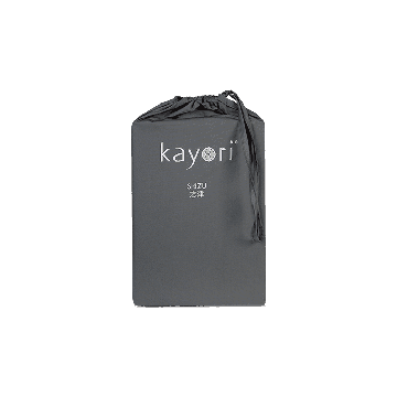 Kayori Shizu - Topper Hoeslaken - Perkal - 200/200 - Antracite
