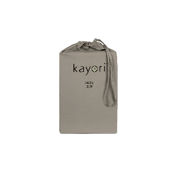 Kayori Shizu - Splittopper Hoeslaken - Perkal - 200/200 - Taupe