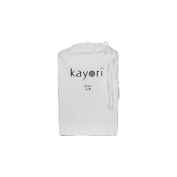 Kayori Shizu - Splittopper Hoeslaken - Perkal -200/200-Zilvergrijs