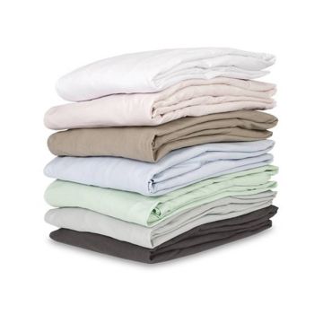 Kayori Shizu 100% Organic katoen satijn dekbedovertrek Lichtblauw