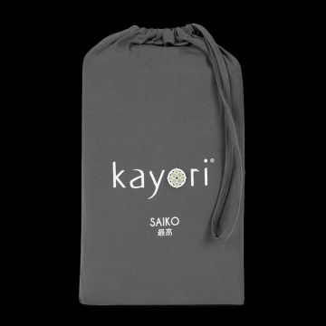 Kayori Saiko Splittopper hoeslaken - Antracite