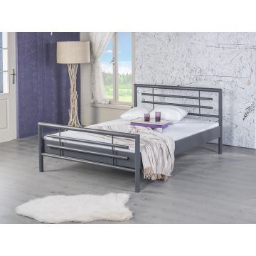 Dico metalen bed Lola Antraciet