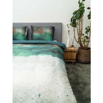 Kayori Maego - Dekbedovertrek - Tencel - Groen