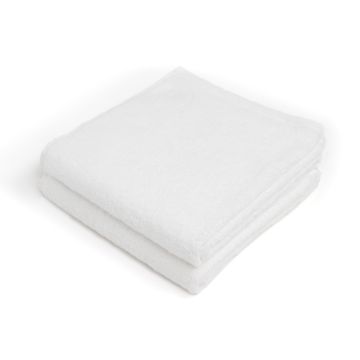 Nayakakanda white bath towel (set of two) - Four Leaves