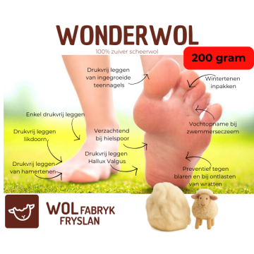 WonderWol - Antidruk Wol - Loop wol 