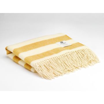 100% Merino wollen plaid Playfold Gold