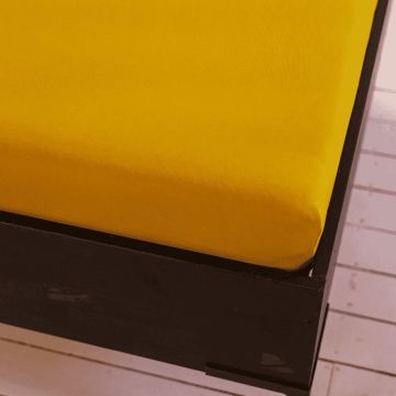 Kayori Saiko Splittopper hoeslaken - Okergeel