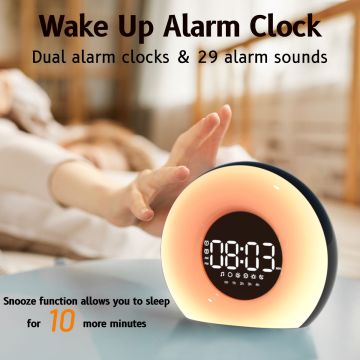 Wake Up alarm clock + white noise