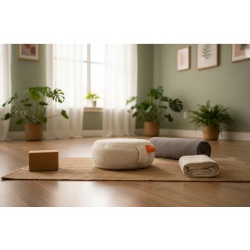 Woolie warmte zitkussen 