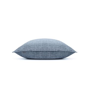 Kussensloop Lino urban blue - 100% Katoen