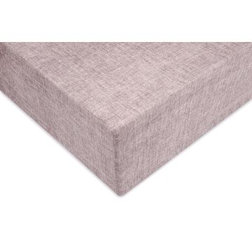 Hoeslaken Lino purple - 100% katoen