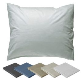 Italian Bed Linen Max Color Kussenslopen, 100% katoen, wit Italian Bed Linen Max Color Kussenslopen, 100% katoen, wit