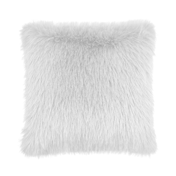 Heckettlane Misty-White Sierkussen Perle Fake Fur