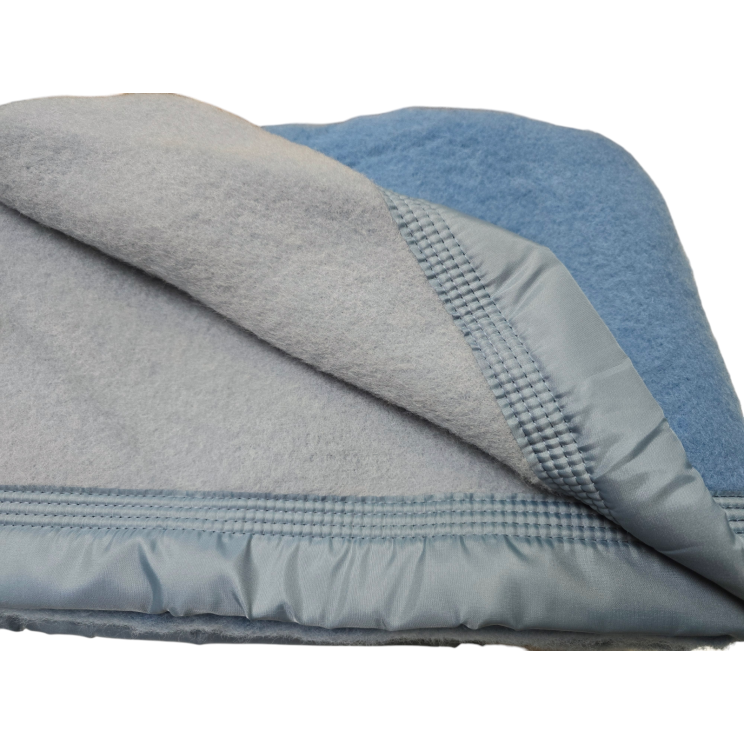 Wollen deken - By Savanne - Winter (700 gram) - Blauw