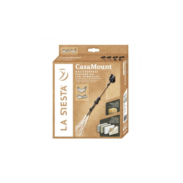 Bevestigingsset Hangmat CasaMount Black - La Siesta