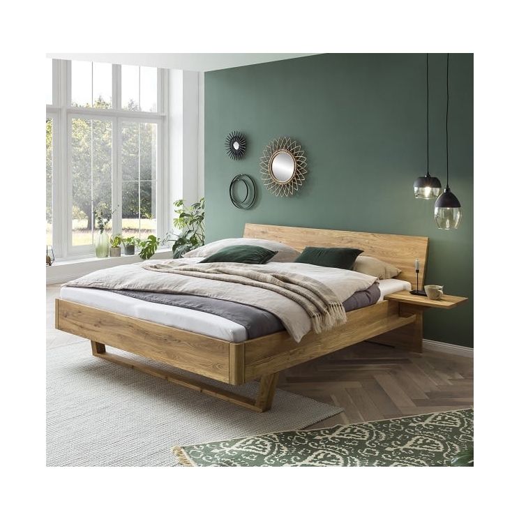 eiken houten bed bb line 300