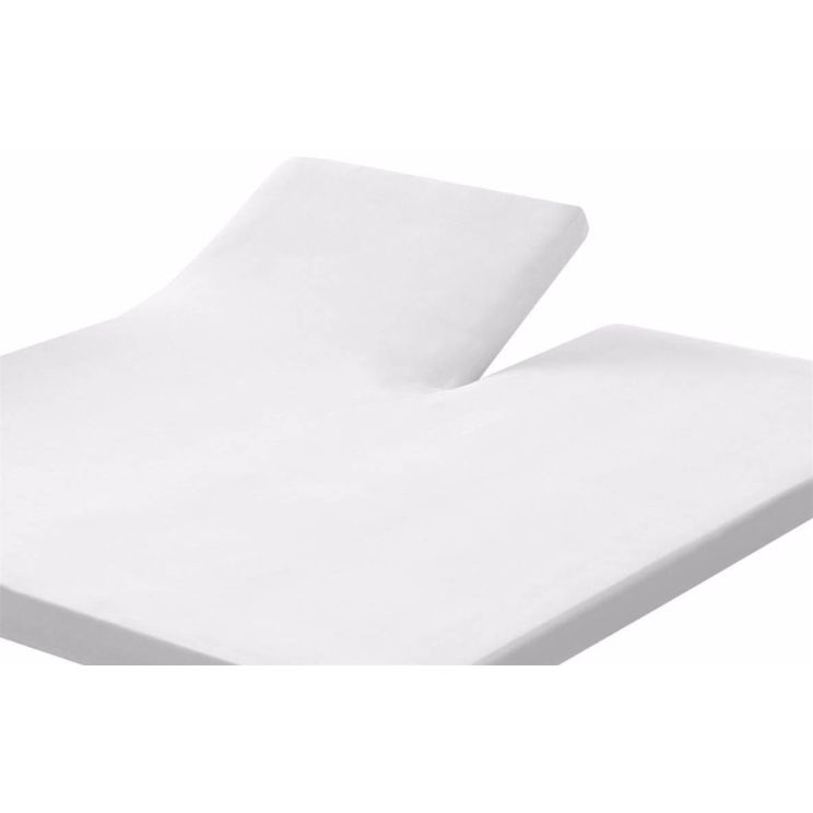 West Punt verhaal Tencel Bio SPLIT Topper hoeslaken (waterdicht)-180 x 200 cm