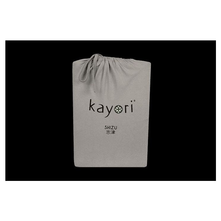 Kayori Shizu hoeslaken stretch Jersey - Taupe