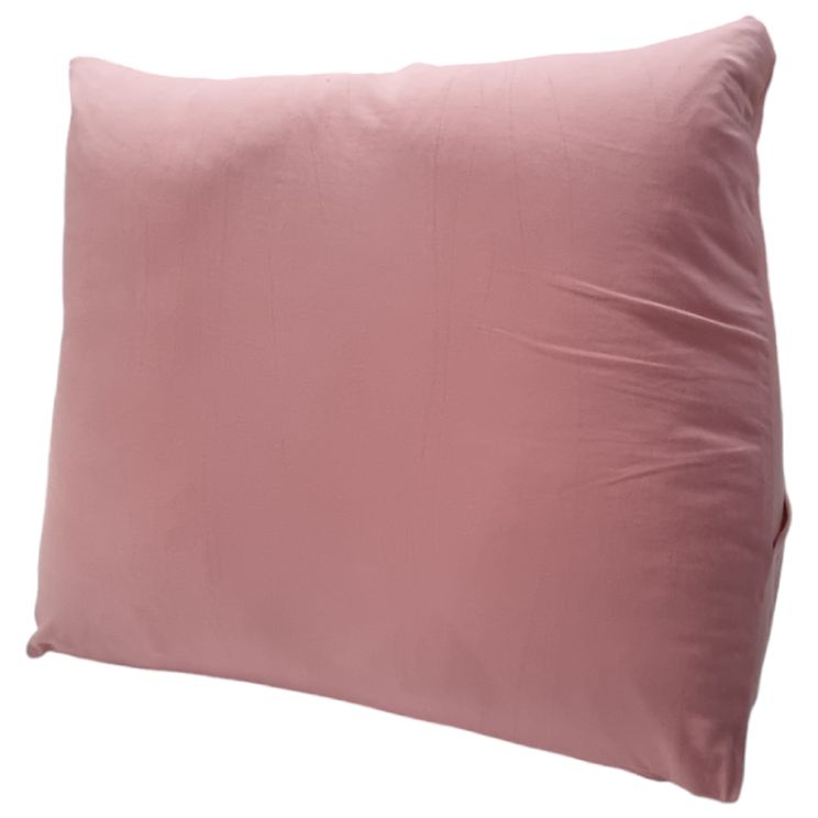 Leeskussen + kussenloop, kleur: Oud Roze