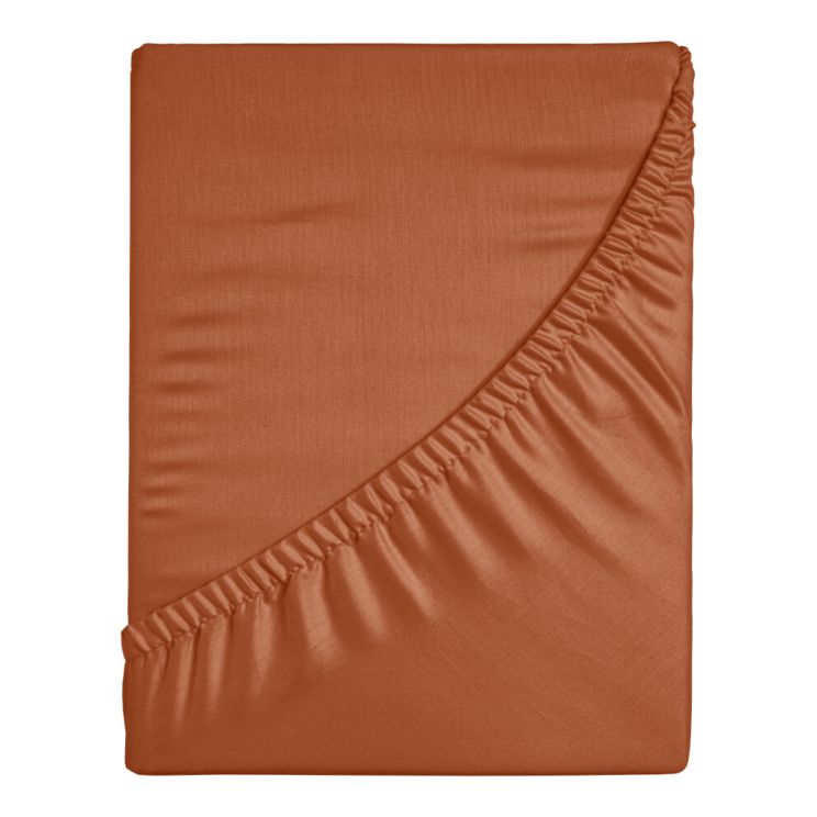 Ten Cate Premium satijn katoen hoeslaken Indian Spice 160 x 200 cm