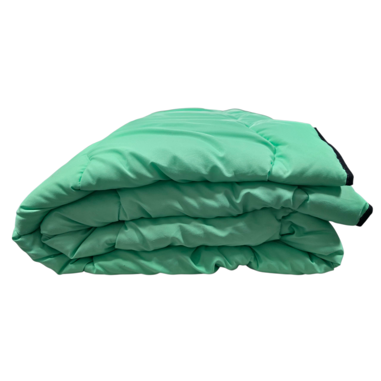 Eleganzzz Dekbedovertrek Teddy Pluche - bottle green 200x200/220cm