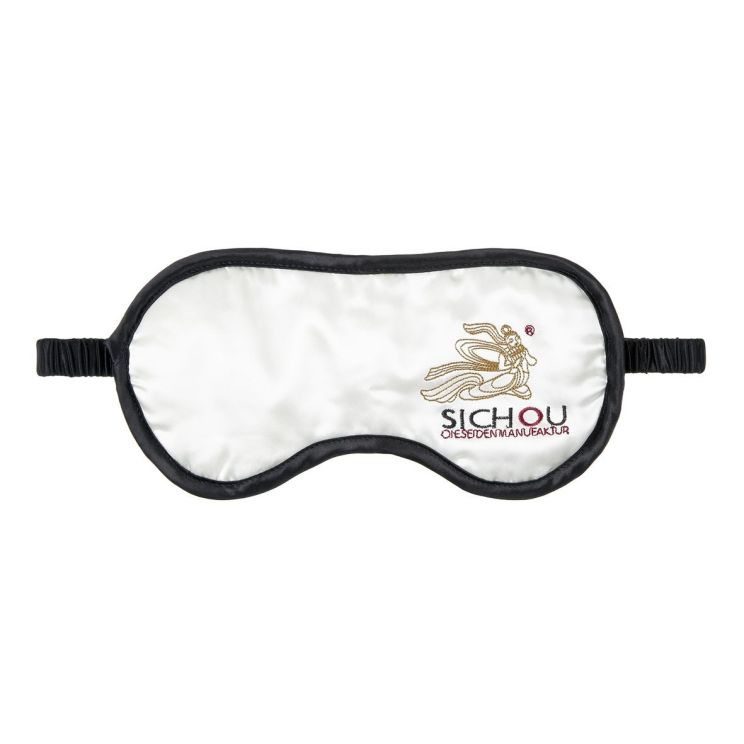 Sichou Pure Silk zijden slaapmasker zwart