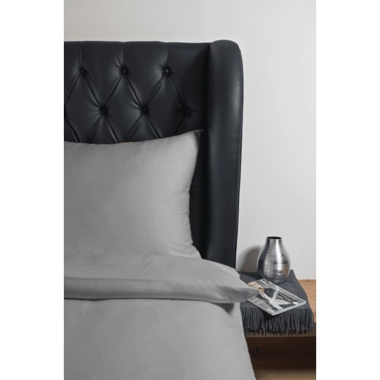 Hefel 100% Tencel dekbedovertrek + kussensloop Zilver