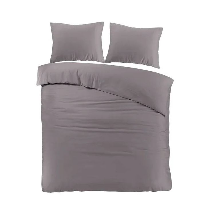 Tencel dekbedovertrek Antraciet