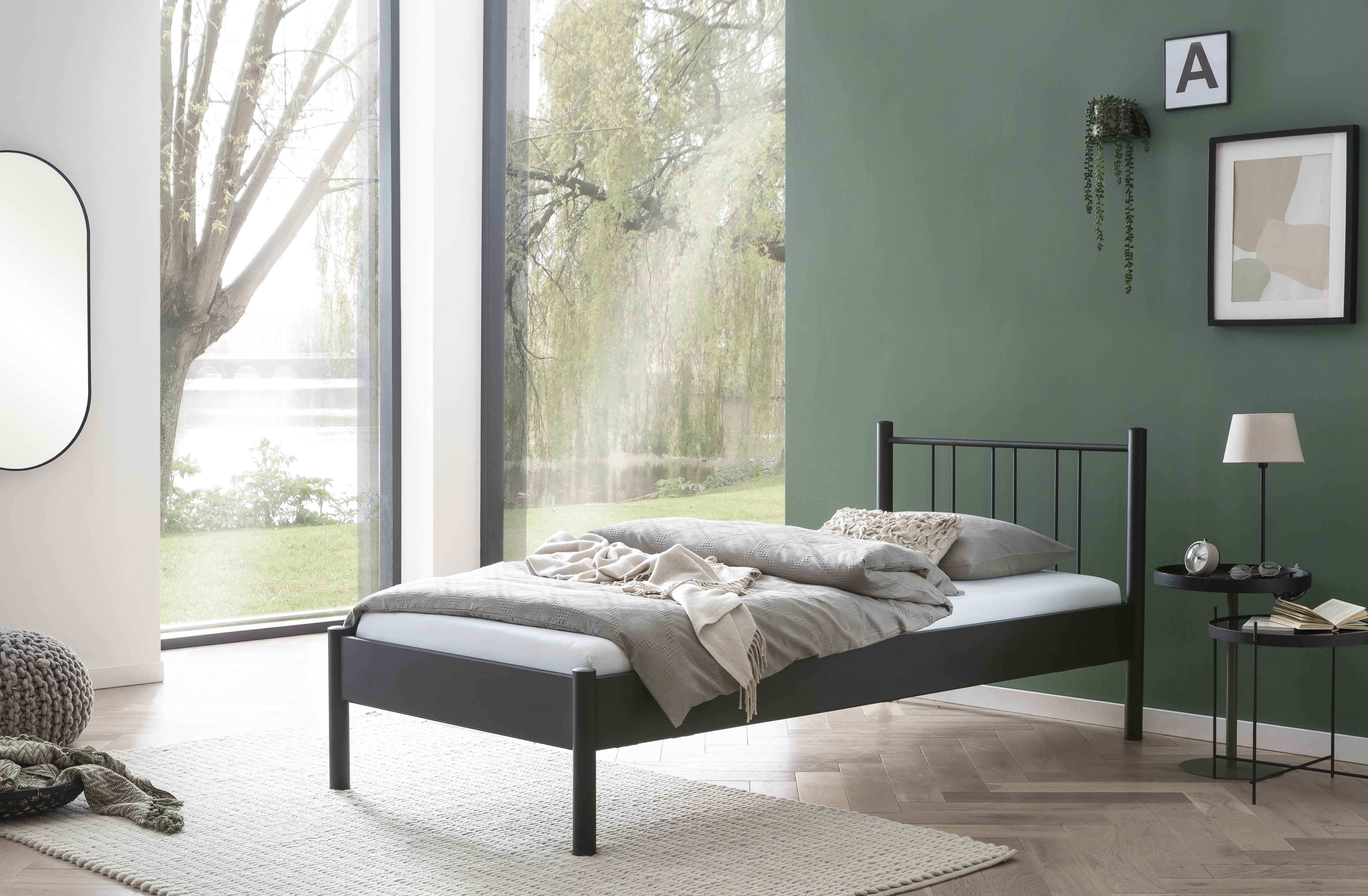 metalen bed moon