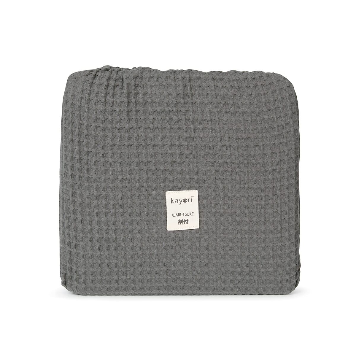 CHUFFED 100% katoenen deken 150 x 200 cm, zachte en ademende sprei, wafelpatroon lichte deken als sofadeken, zachte knuffelige woondeken woonkamer, sofabank lichtroze