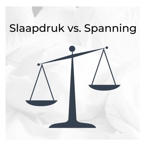 slaapdruk vs. spanning